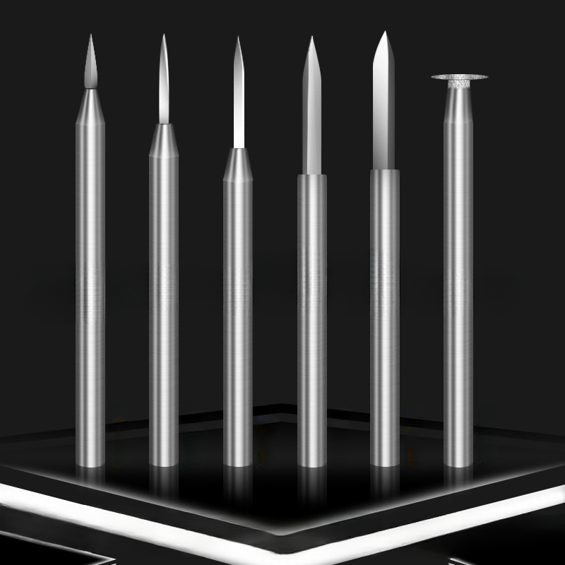 End Mill Set - 6 st High-speed Staal Graveren Vleesmes