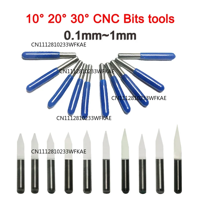 Carbide End Mill - 10CS voor PACK LY, 3.175mm carbide