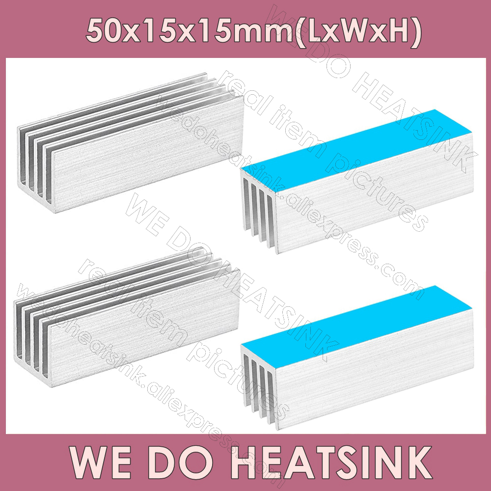 Aluminium Extrusion - Gratis Verzending 5 Stuks 50X15X15Mm Elektronische