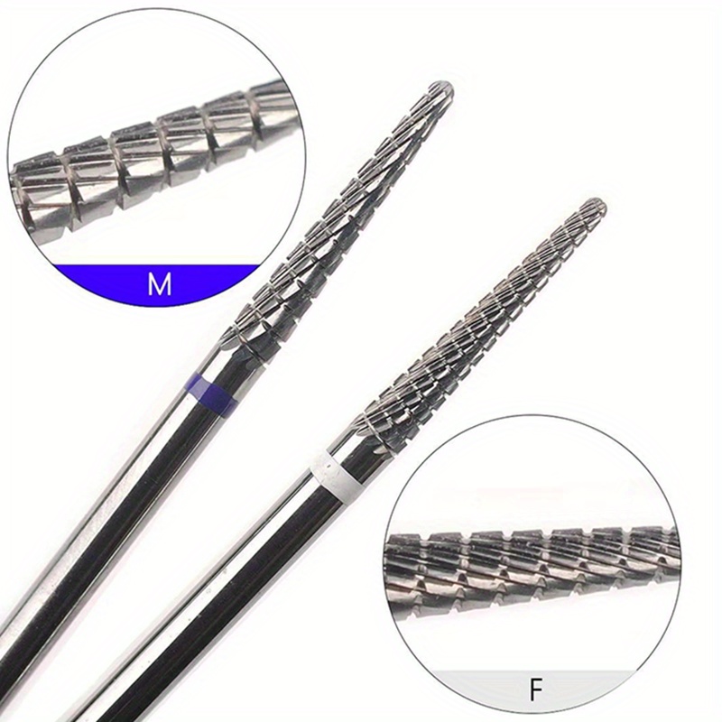 Carbide End Mill - 1/2 Stuks Carbide Cuticle Schoon Nail