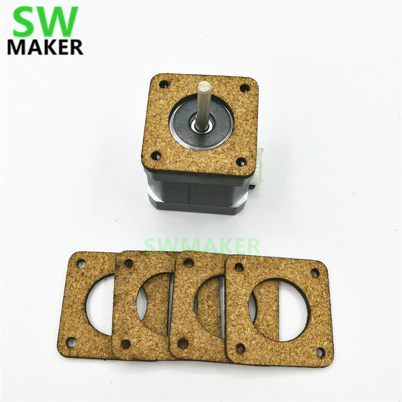 Stepper Motor Nema17 - 2 stuks 3mm Anti Trillingen Kurk