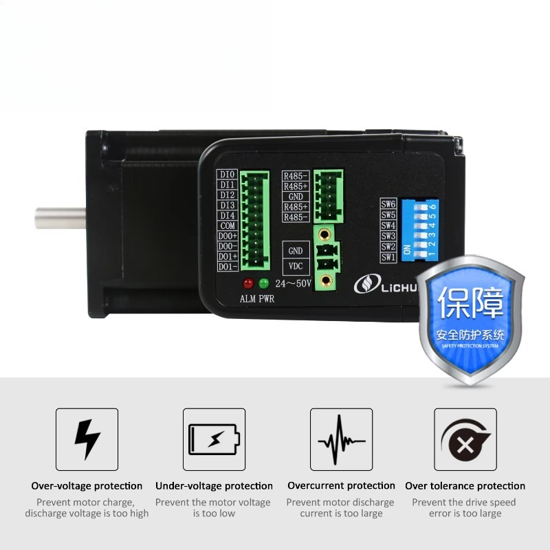 Nema23 Stepper - 36V 4A 1000PPR 1/2/3N.m stappenmotorcontroller, 2-fase
