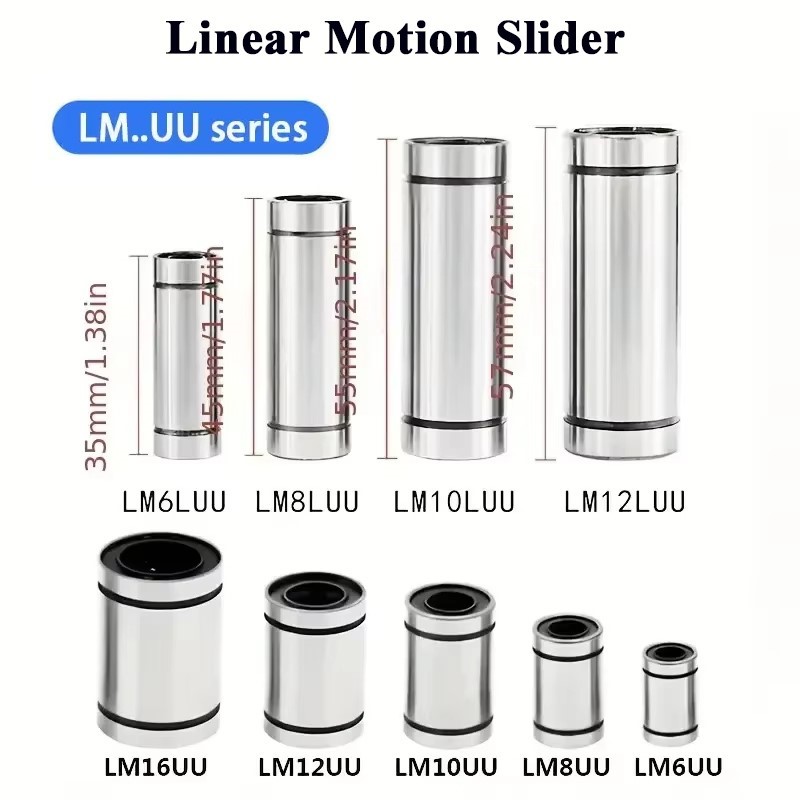 4/10pcs LM3UU LM4UU LM5UU LM6U - Lm8Uu Bearing recensie en prijs