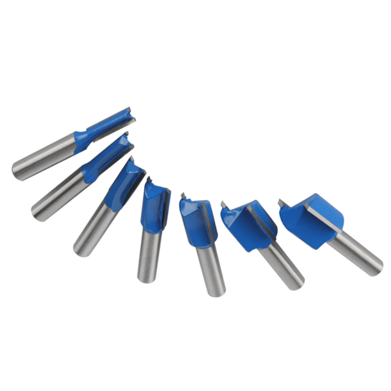8Mm Schacht Blauwe Rechte Bit  - End Mill Set recensie en prijs