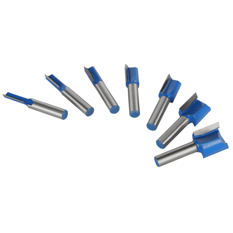 8Mm Schacht Blauwe Rechte Bit  - End Mill Set recensie en prijs