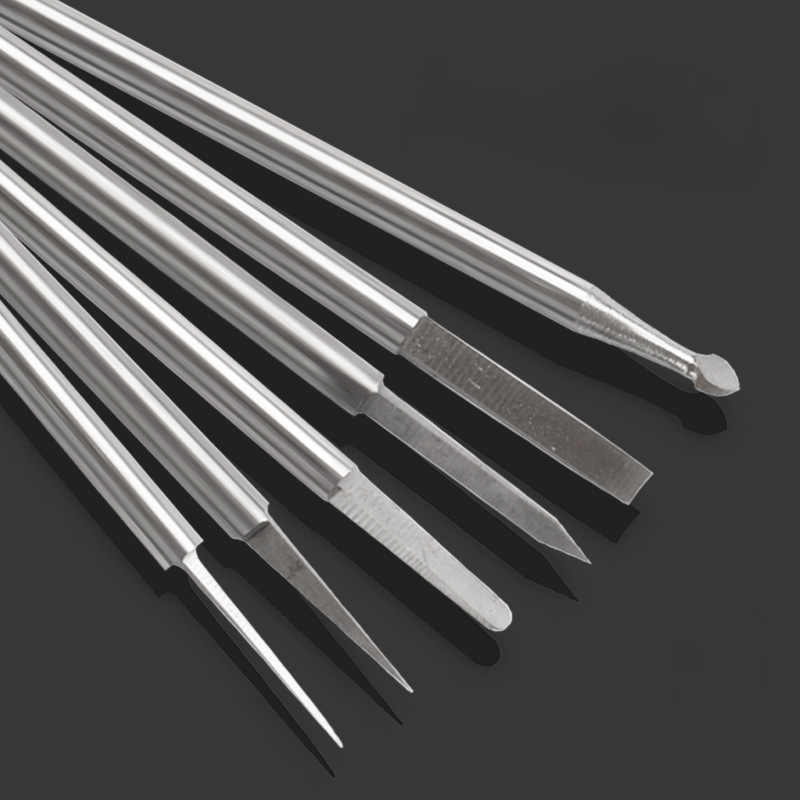 6 st High-speed Staal Graveren - End Mill Set recensie en prijs
