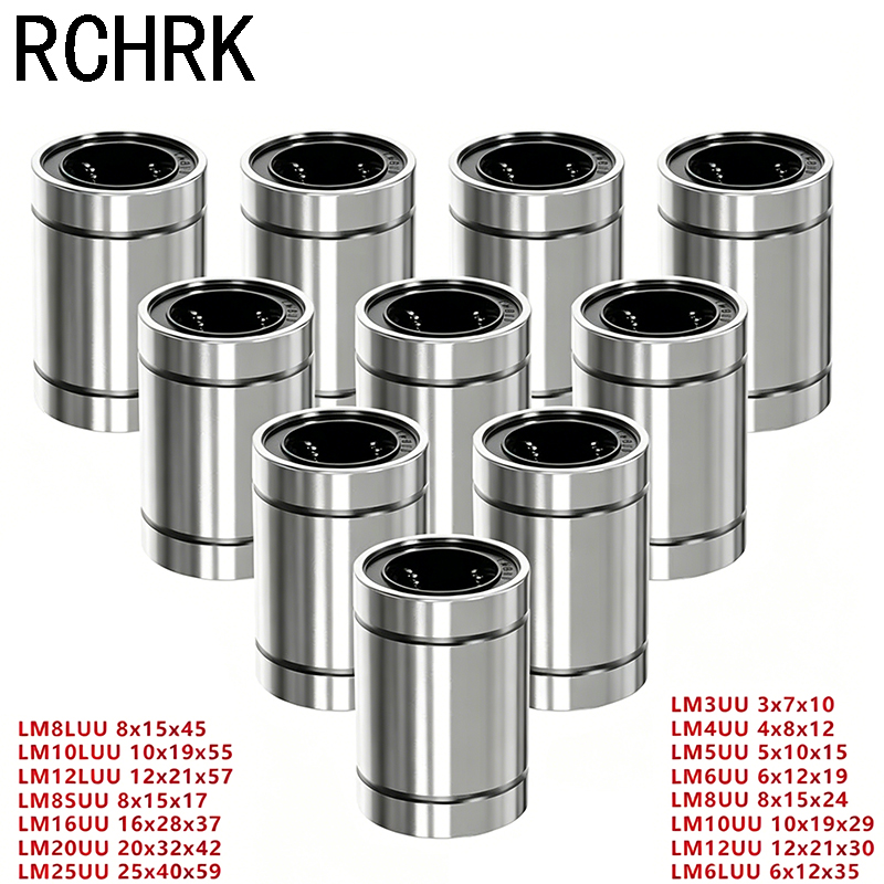 4/10PCS LM8UU LM10UU LM16UU LM - Linear Rod 8Mm recensie en prijs