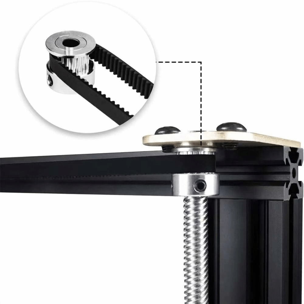 16T 20T GT2 Tandriem, riembree - Gt2 Belt recensie en prijs