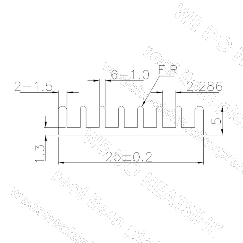 25x25x5mm Zwart koellichaam me - Aluminium Extrusion recensie en prijs