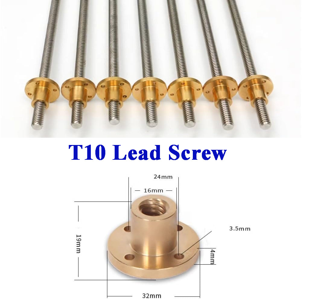 T10 spindel 304 roestvrij staa - Lead Screw 8Mm recensie en prijs
