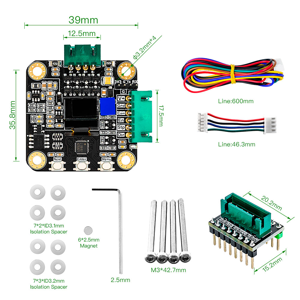 Makerbase MKS SERVO42C PCBA NE - Nema 17 Stepper recensie en prijs
