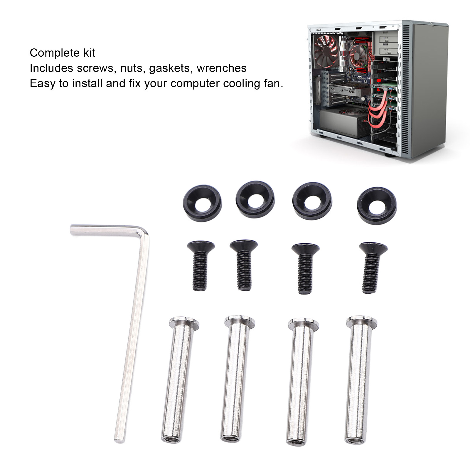 CPU Fan Schroef Kit Computerka - Aluminium Extrusion recensie en prijs