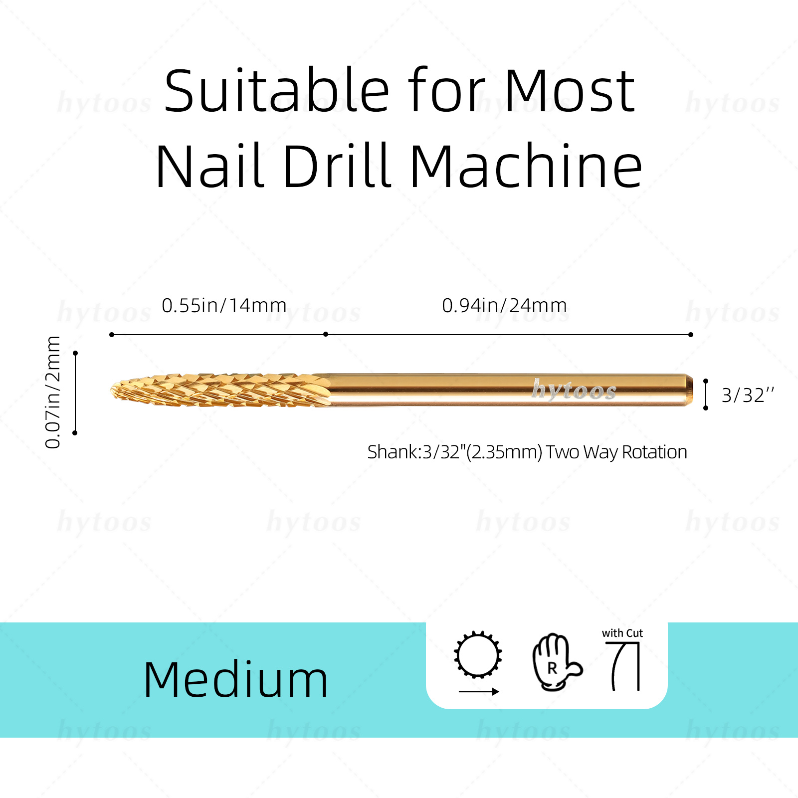 HYTOOS Onder Nail Cleaner Carb - Carbide End Mill recensie en prijs