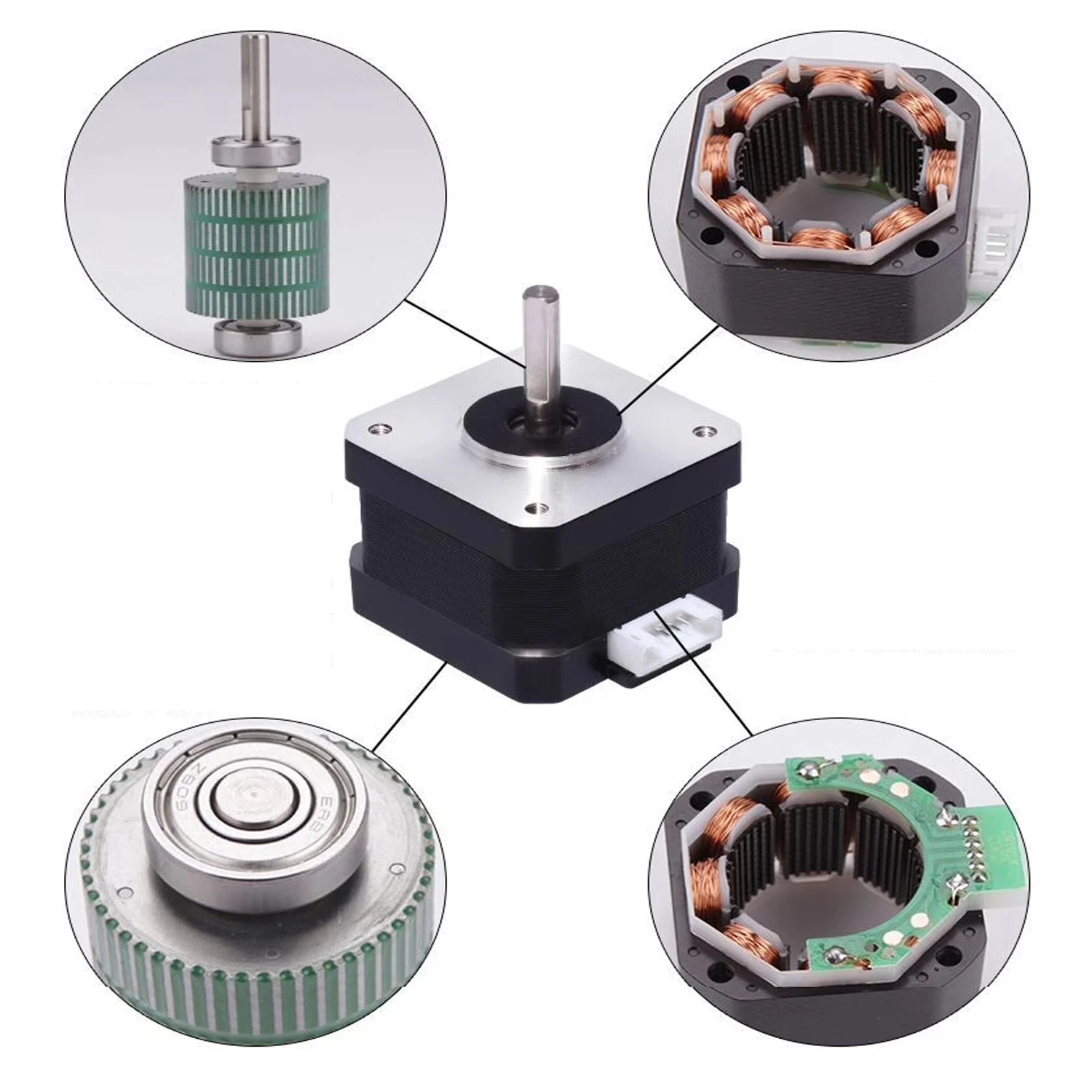 Nema17 Stappenmotor 42BYGH 3D  - Nema 17 Stepper recensie en prijs