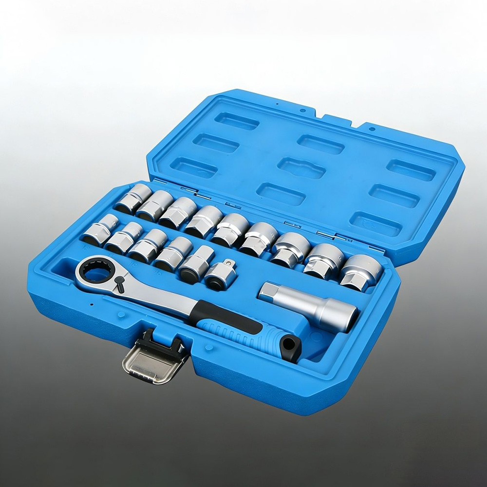 17-delige ratelratelsleutelset - Cnc Bits recensie en prijs