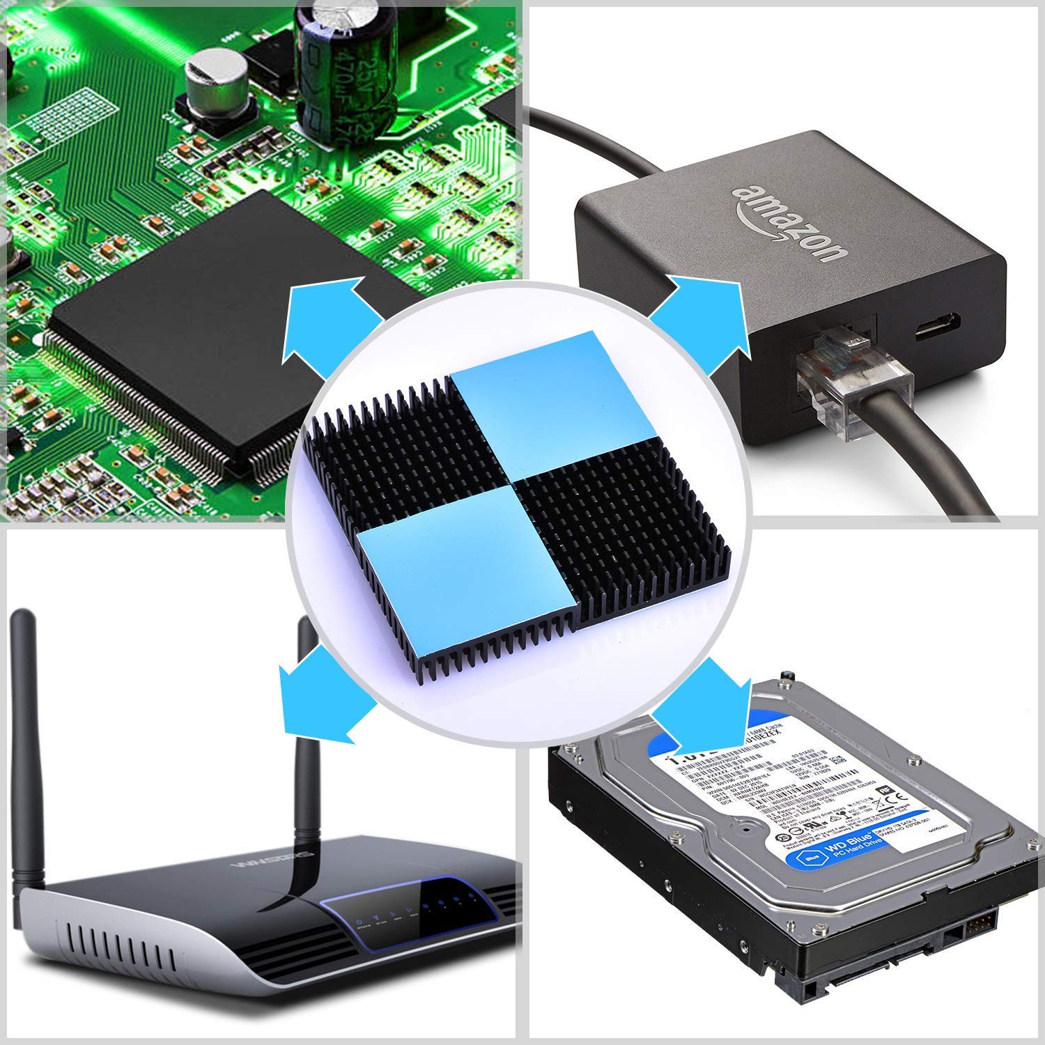 1/2/3/4 stuks Heatsink Alumini - Stepper Motor Nema17 recensie en prijs