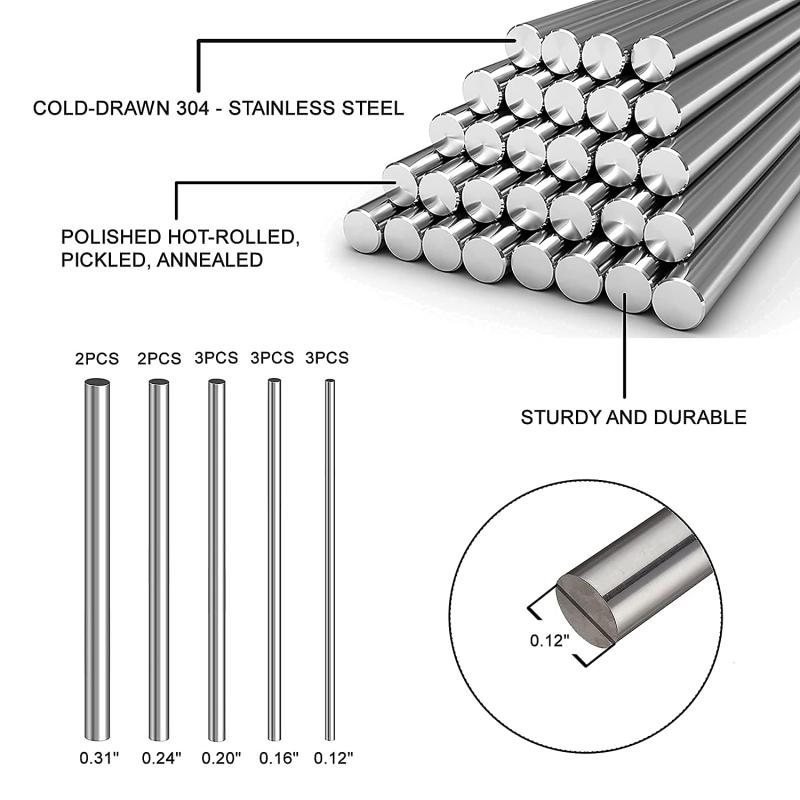 1/5Pc Roestvrij Staal Massieve - Linear Rod 8Mm recensie en prijs